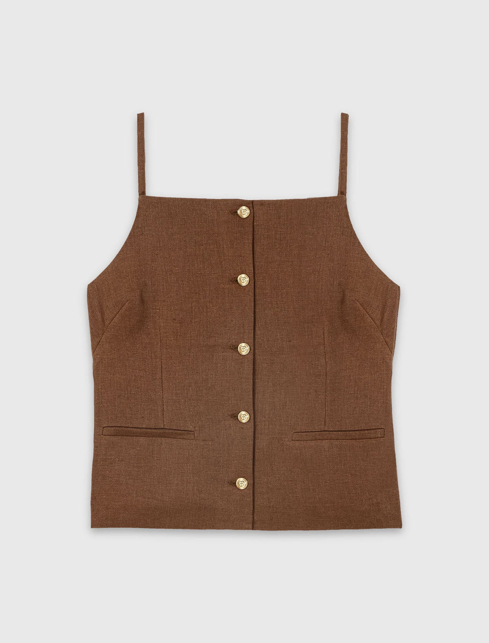 Maje Outlet / Linen blend top