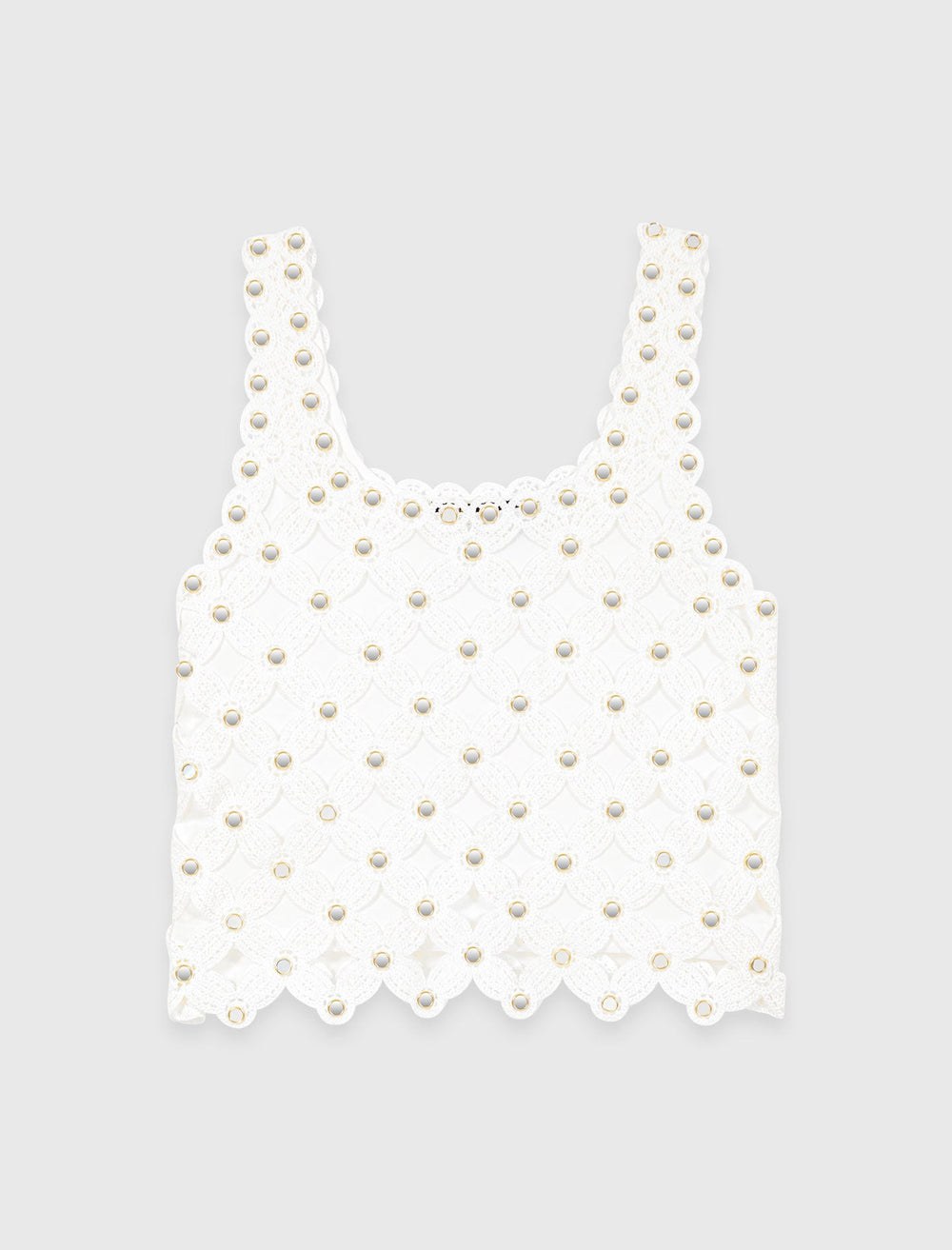 Maje Shop / Mirrored crochet top