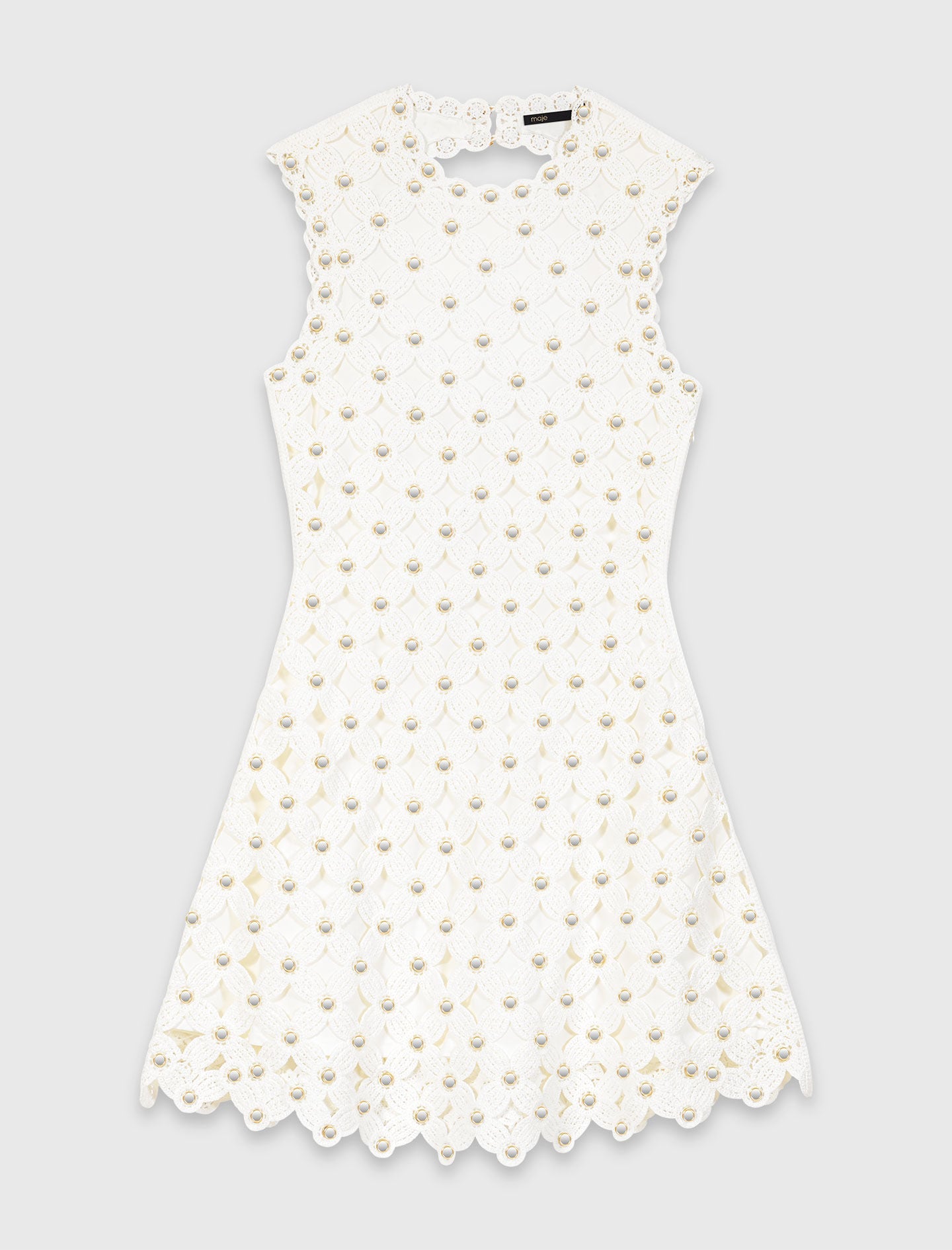 Maje Sale / Mirrored crochet dress