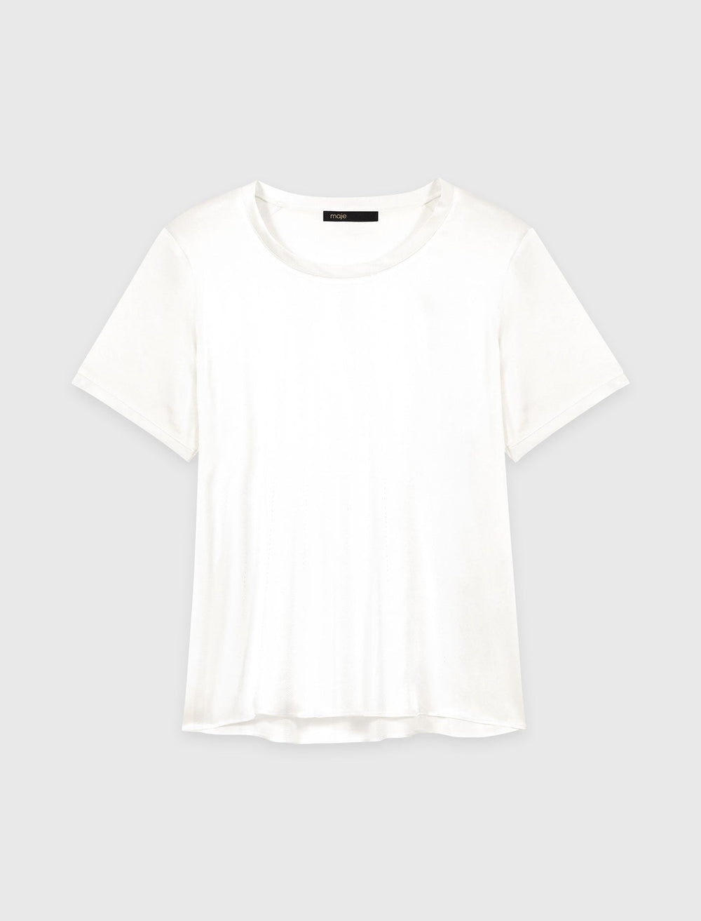 Maje New / Short-sleeved silk top