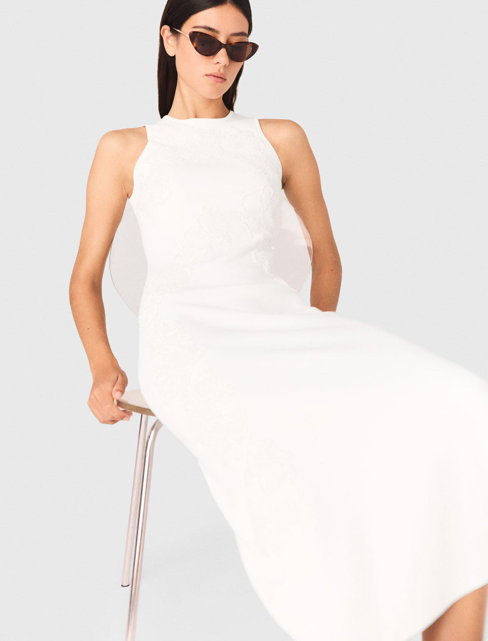 Maje Shop / Beaded embroidered floral dress