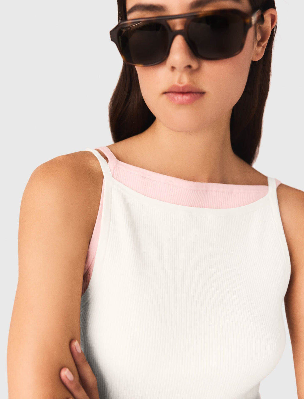 Maje On Sale / High straight-neck top