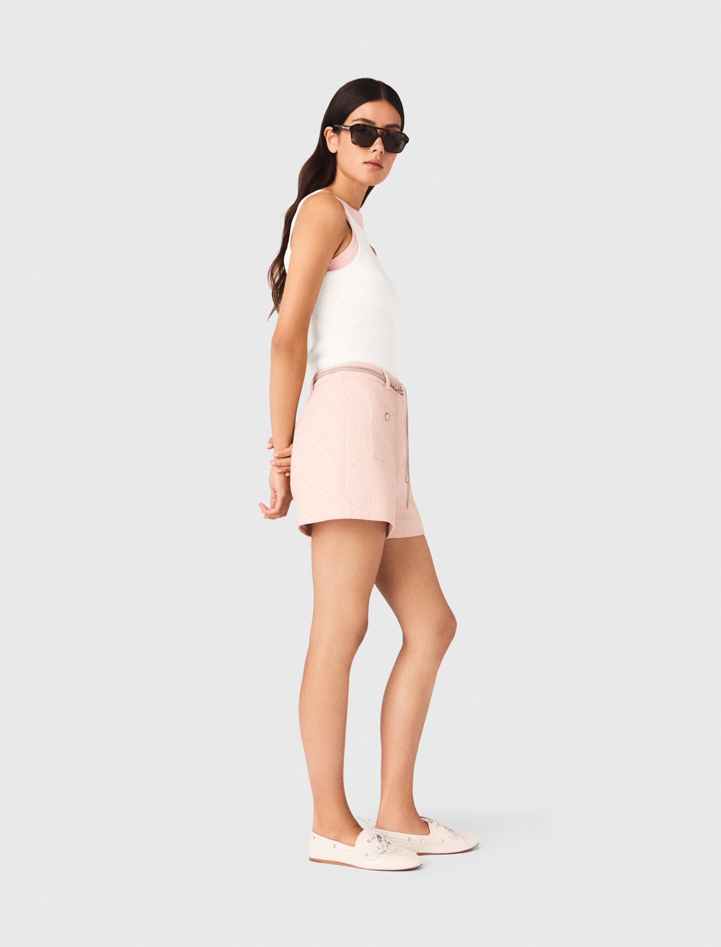 Maje On Sale / High straight-neck top