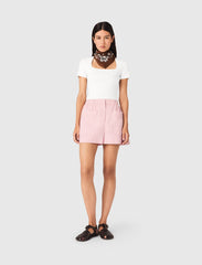 Maje Outlet / Square-neck ribbed sweater
