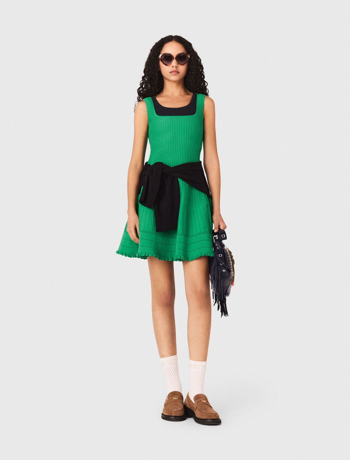 Maje New / Knit skater dress