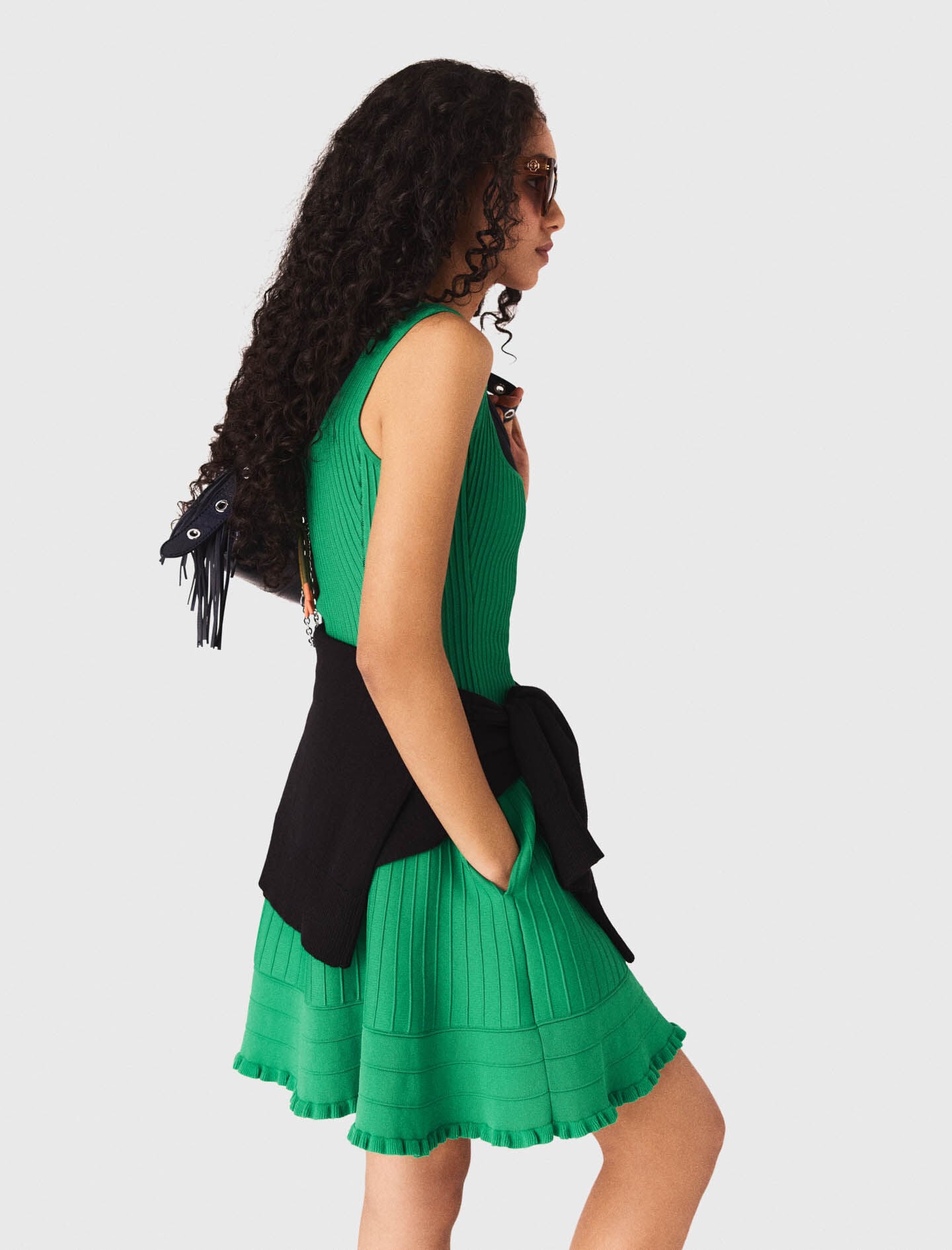 Maje New / Knit skater dress