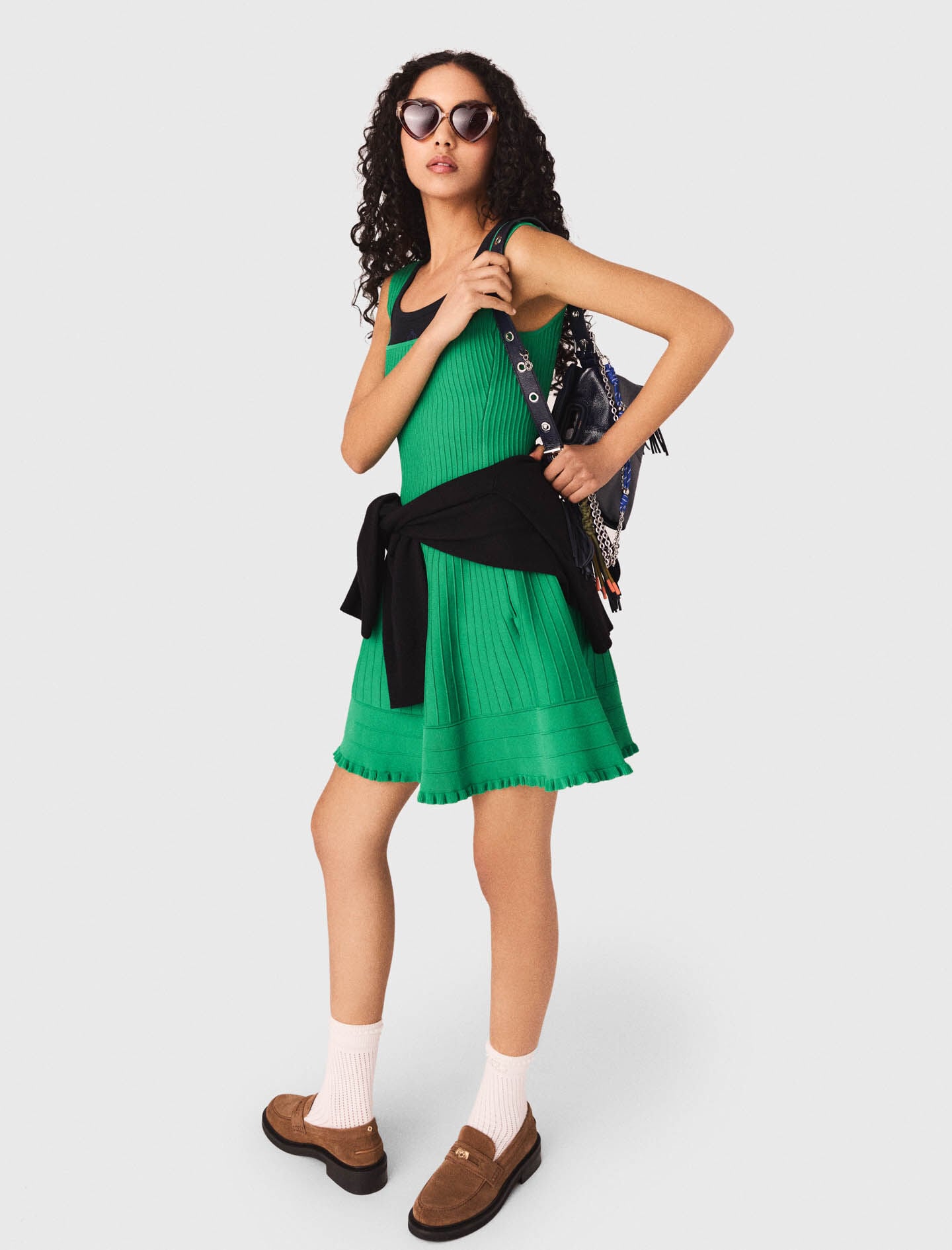 Maje New / Knit skater dress