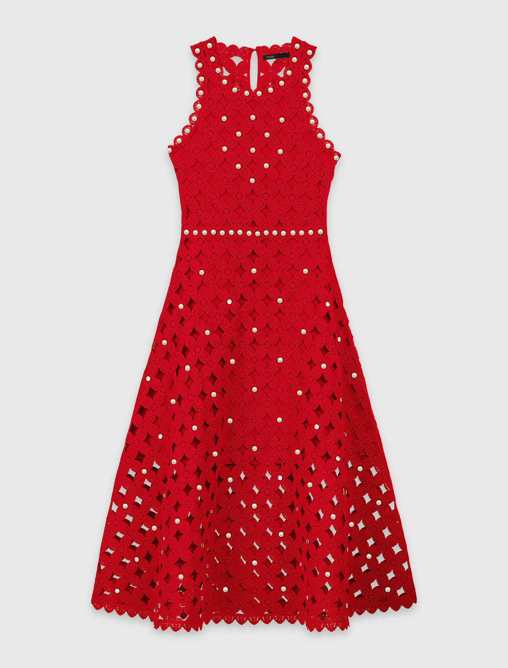 Maje Discount / Mirrored crochet dress