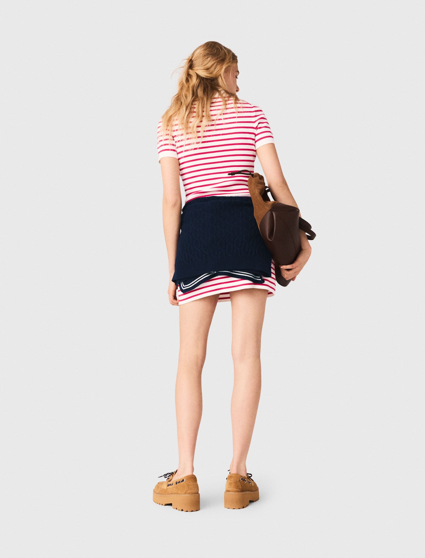 Maje Online / Striped polo dress