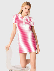 Maje Online / Striped polo dress