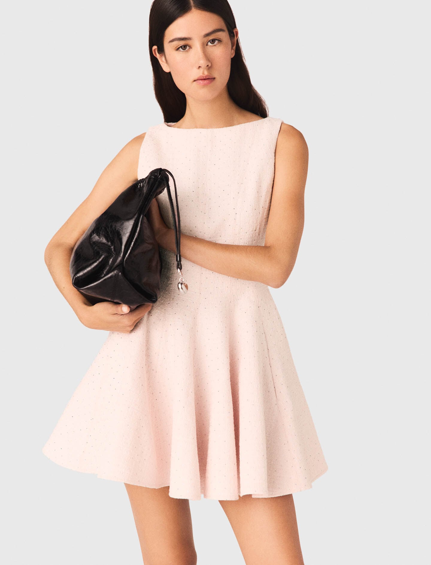 Maje On Sale / Short flared tweed dress