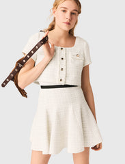 Maje Online / 2-in-1 tweed dress