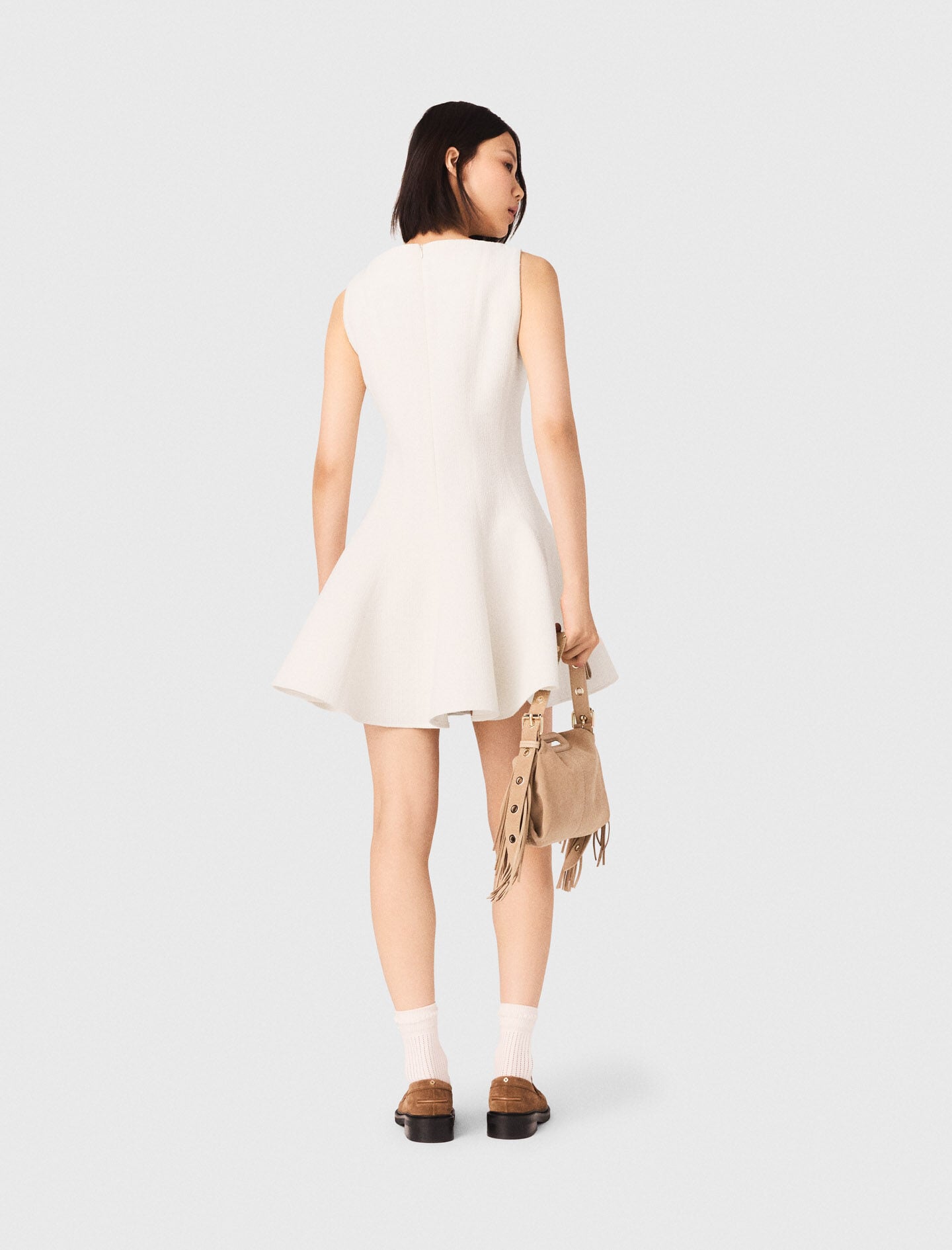Maje Shop / Short flared tweed dress