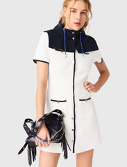 Maje On Sale / Short dress with contrasting trim