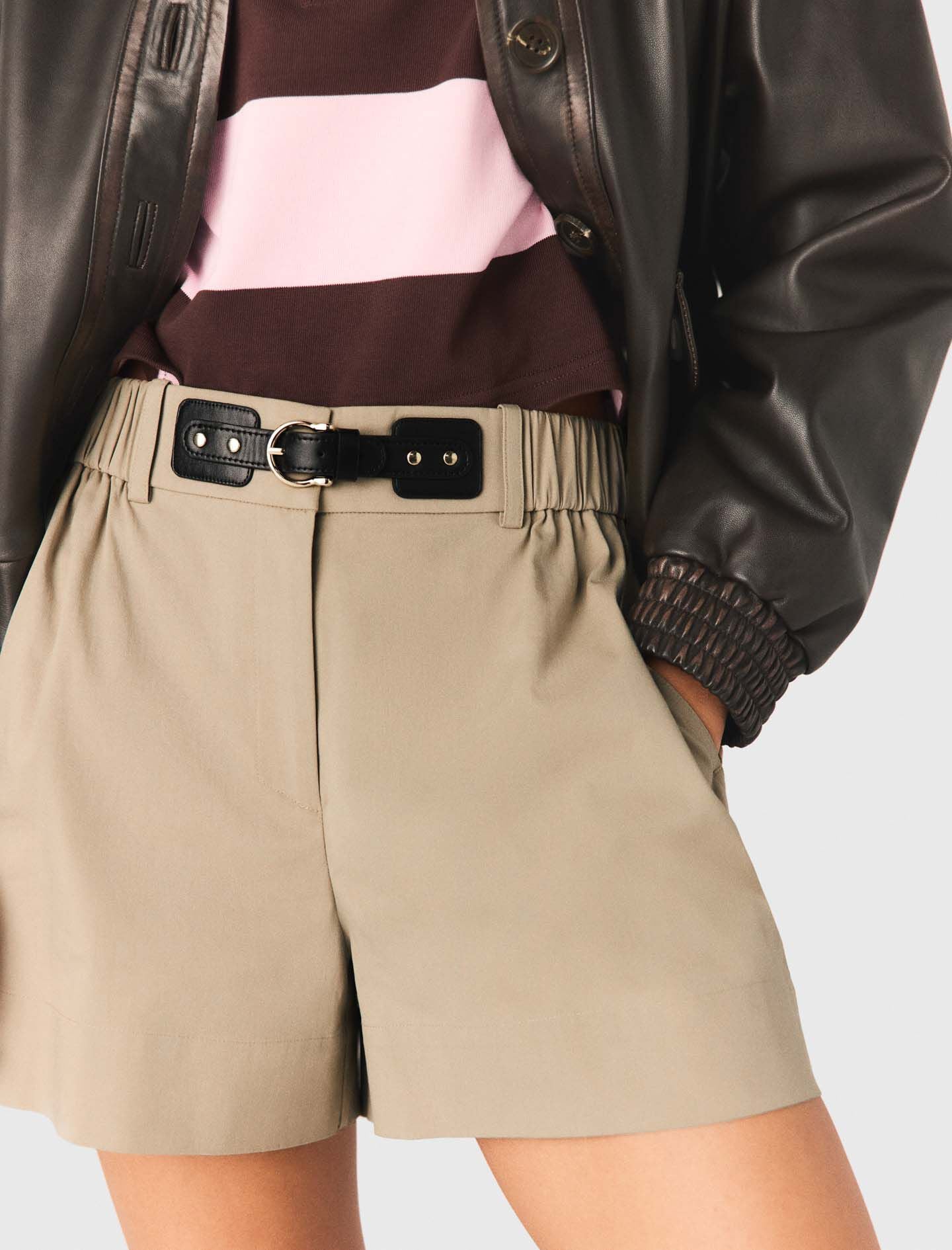 Maje New / Cotton shorts