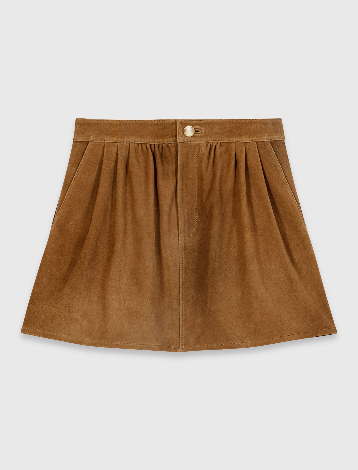 Maje Discount / Short suede skirt