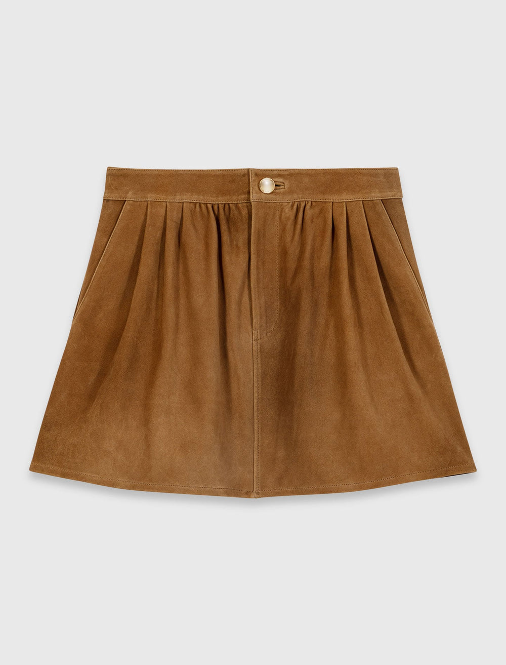 Maje Discount / Short suede skirt