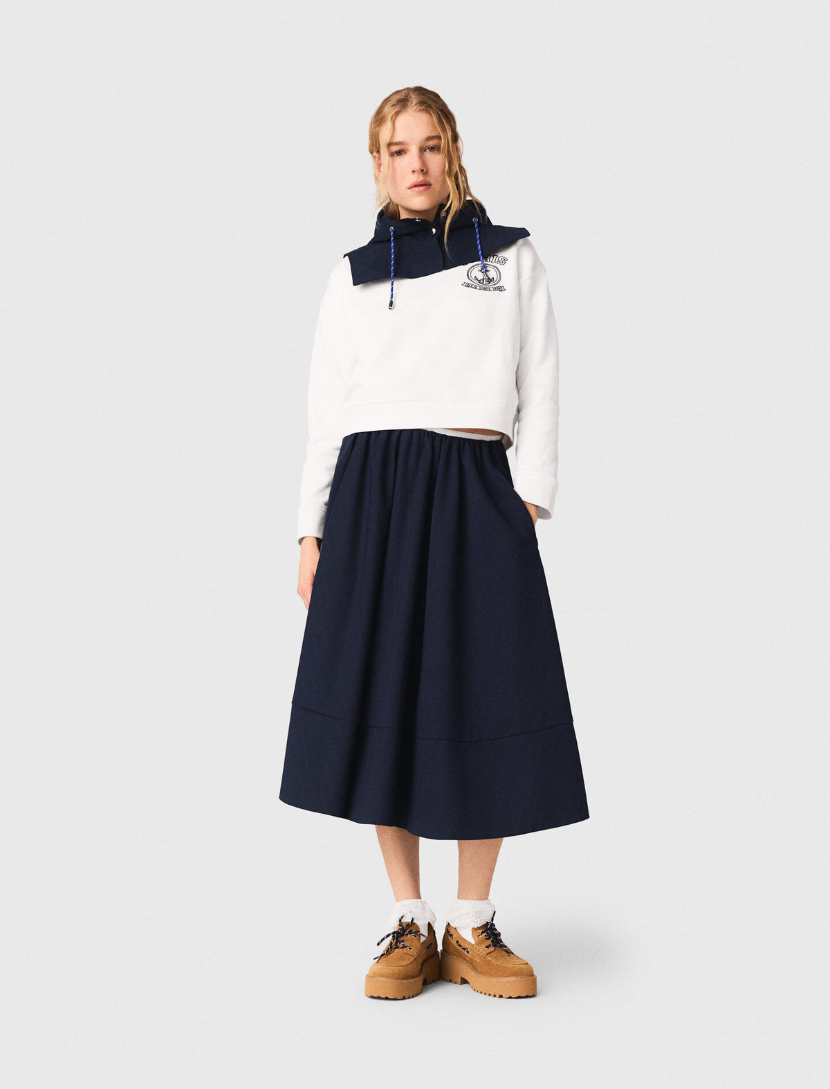 Maje On Sale / Sailor print sweatshirt