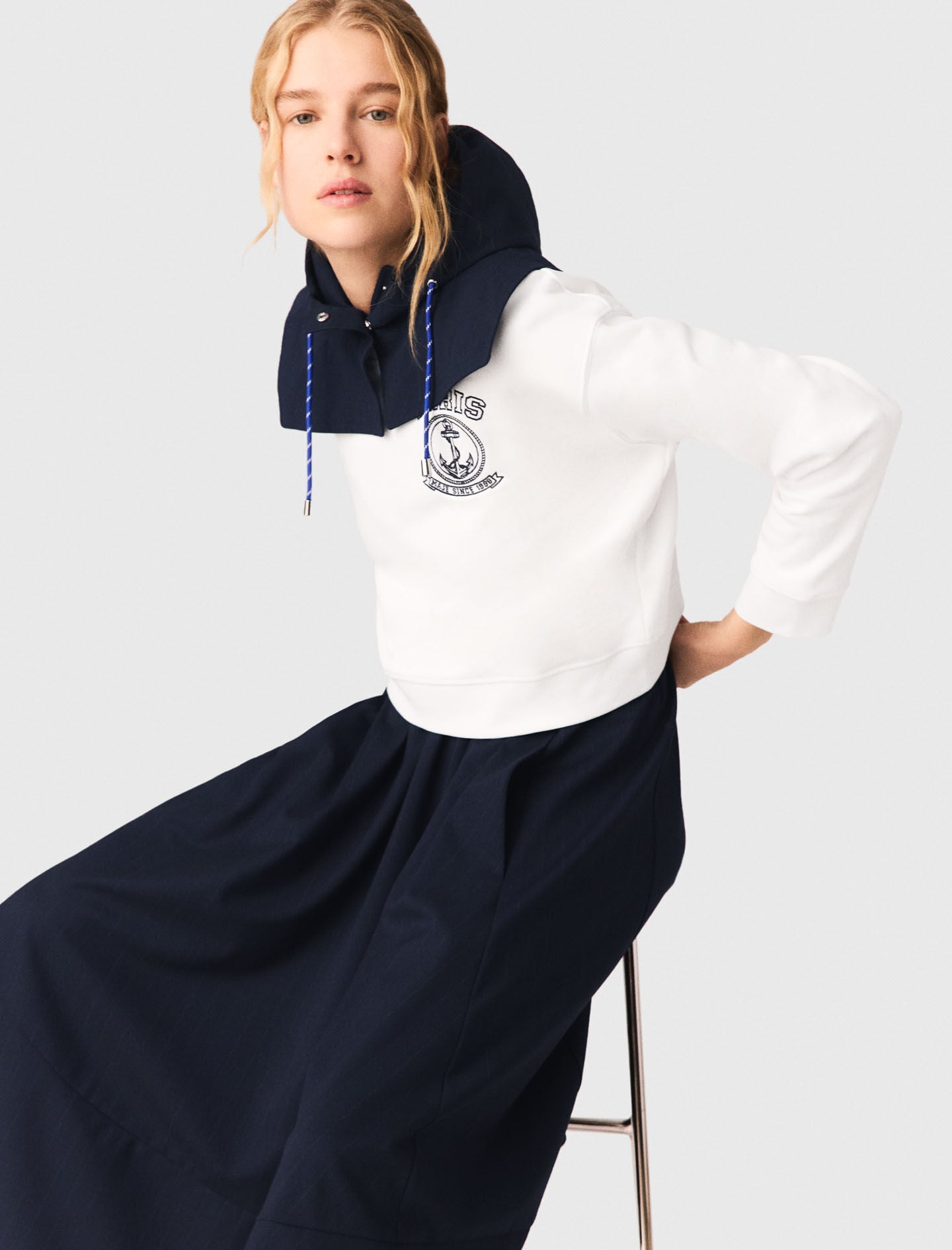 Maje On Sale / Sailor print sweatshirt