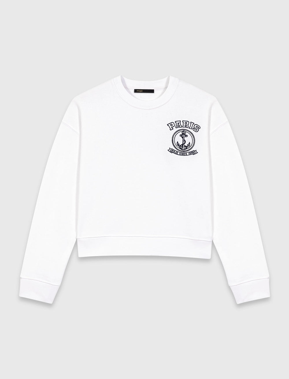 Maje On Sale / Sailor print sweatshirt