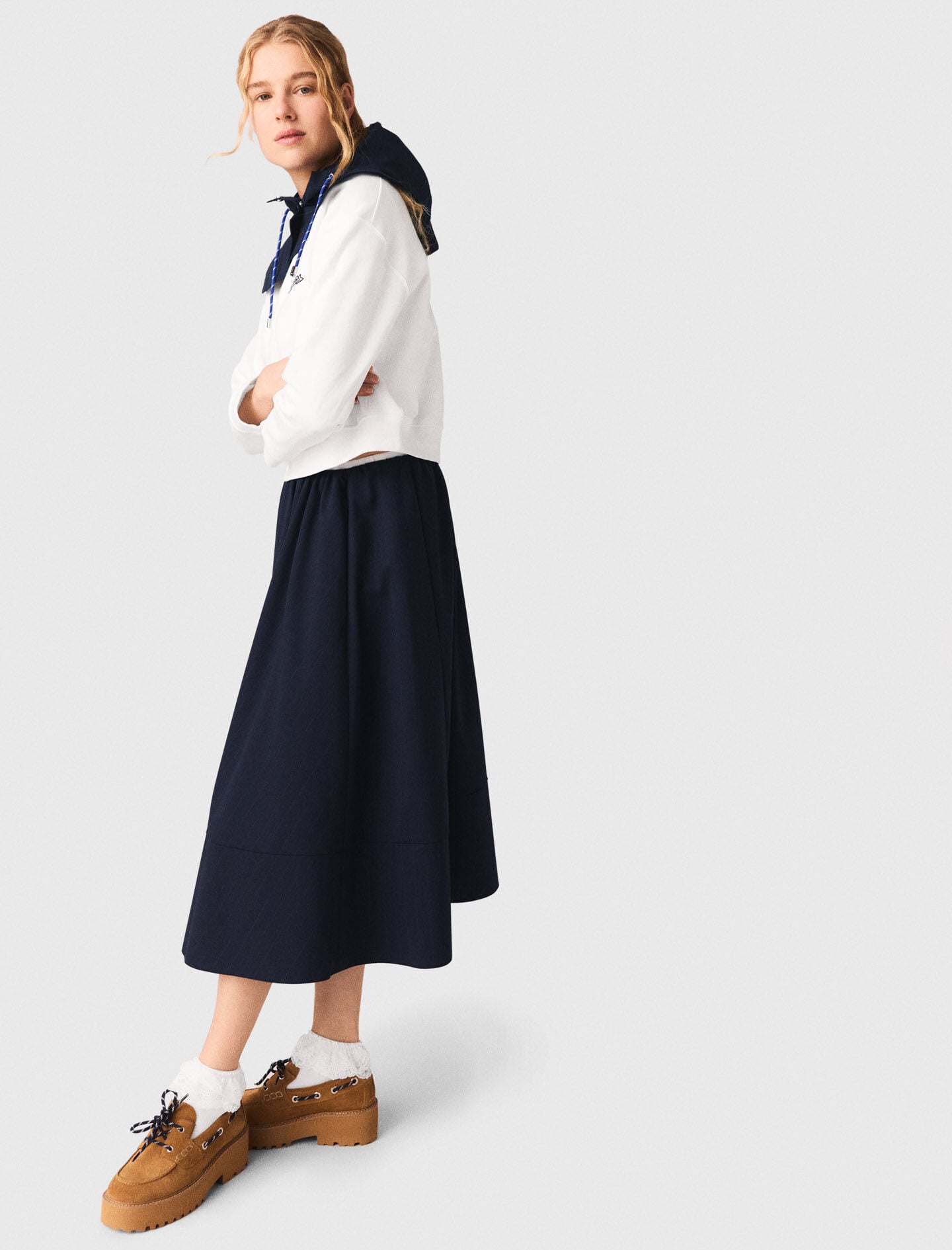 Maje On Sale / Sailor print sweatshirt