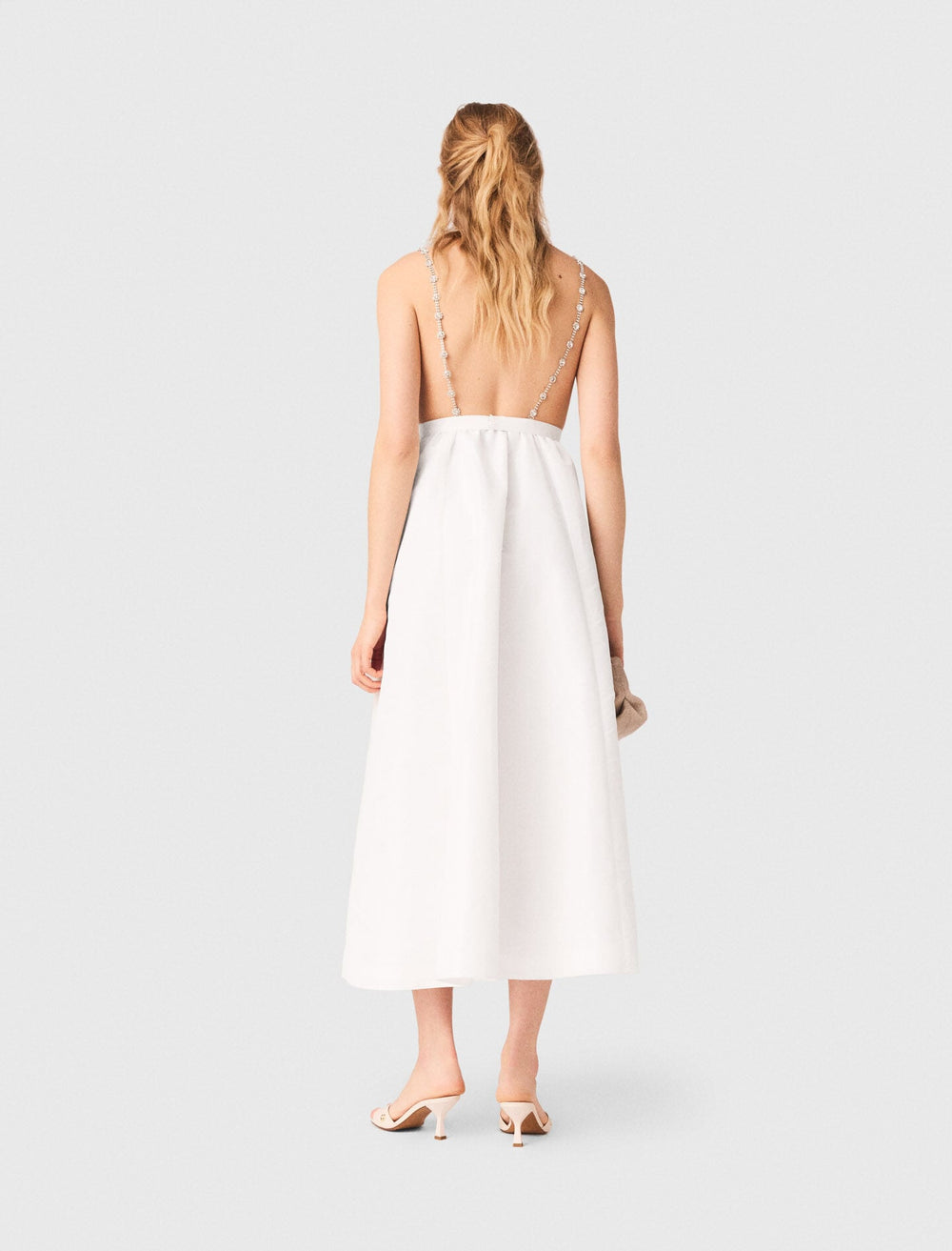 Maje Discount / Jewelled taffeta maxi dress