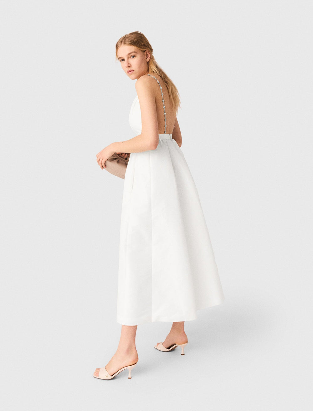Maje Discount / Jewelled taffeta maxi dress