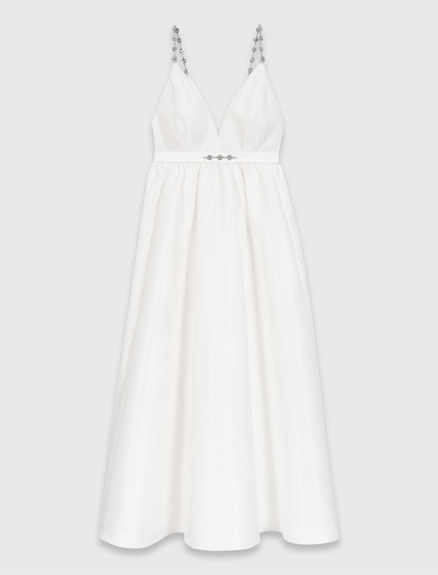 Maje Discount / Jewelled taffeta maxi dress