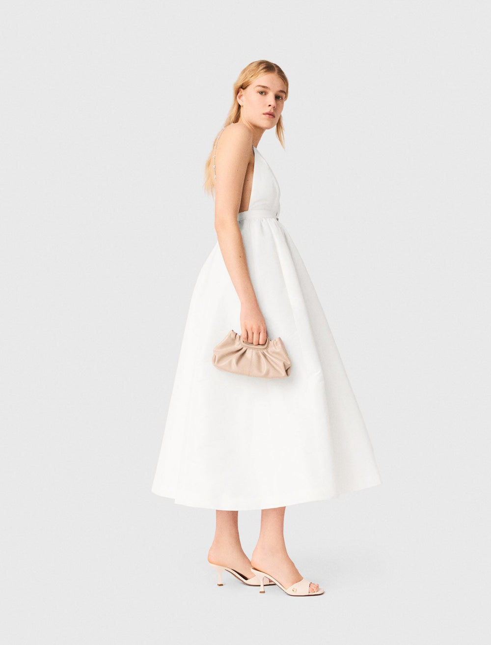Maje Discount / Jewelled taffeta maxi dress