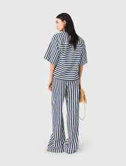 Maje New / Cropped linen-blend shirt
