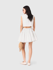 Maje Shop / Short flared open-back dress