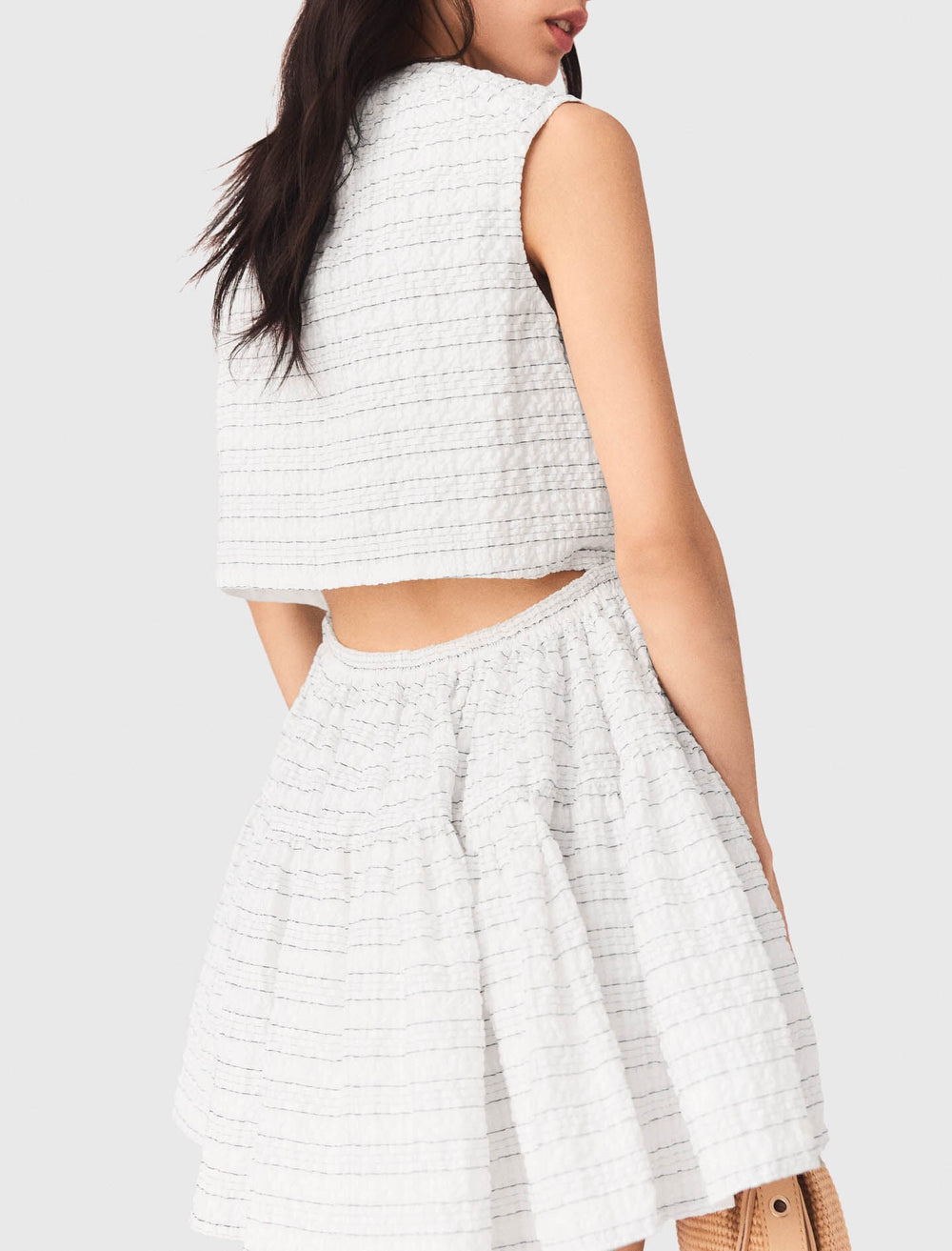 Maje Shop / Short flared open-back dress