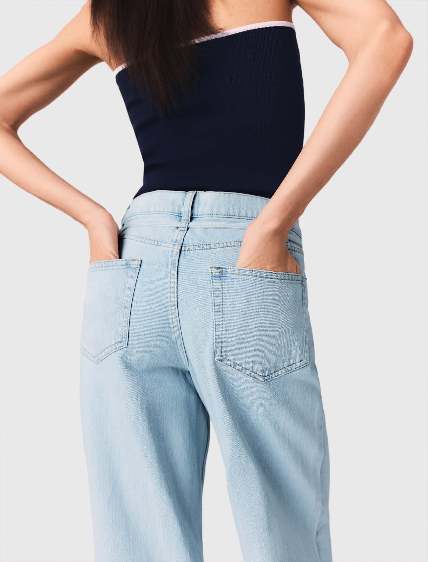 Maje Outlet / Wide-leg rhinestone jeans