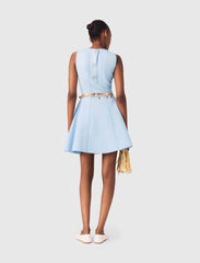 Maje New / Skater dress with jewelled bows