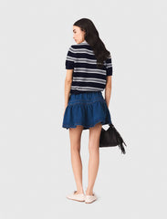 Maje Sale / Short denim skirt