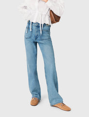 Maje On Sale / Straight jeans with chains