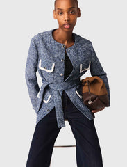 Maje Outlet / 4-pocket tweed jacket