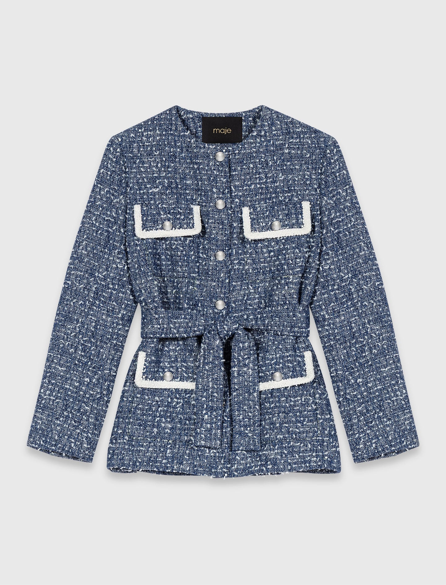 Maje Outlet / 4-pocket tweed jacket