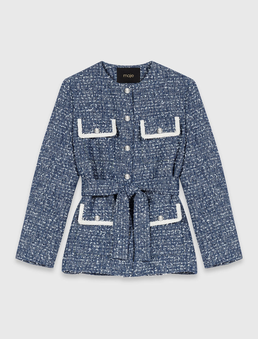 Maje Outlet / 4-pocket tweed jacket