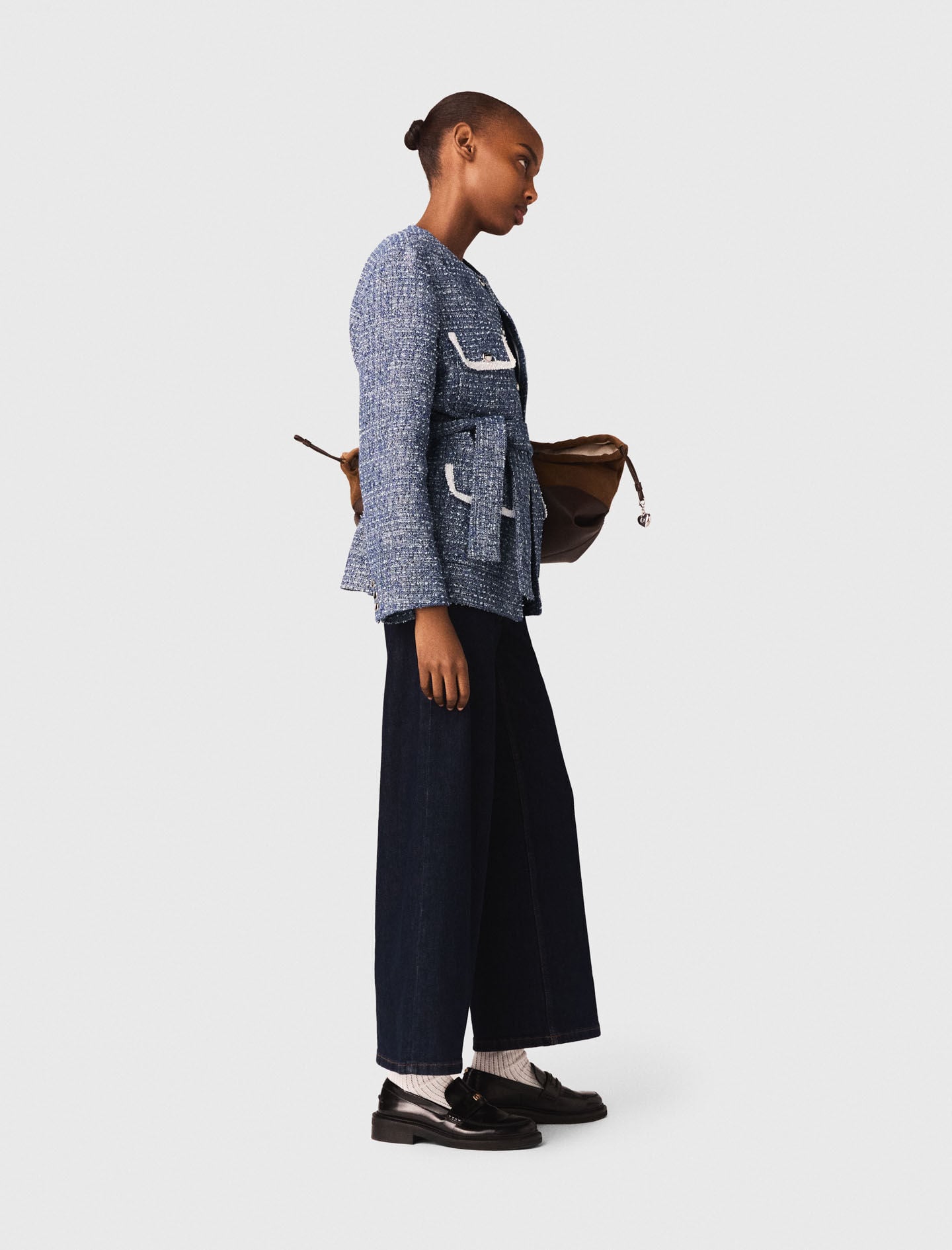 Maje Outlet / 4-pocket tweed jacket