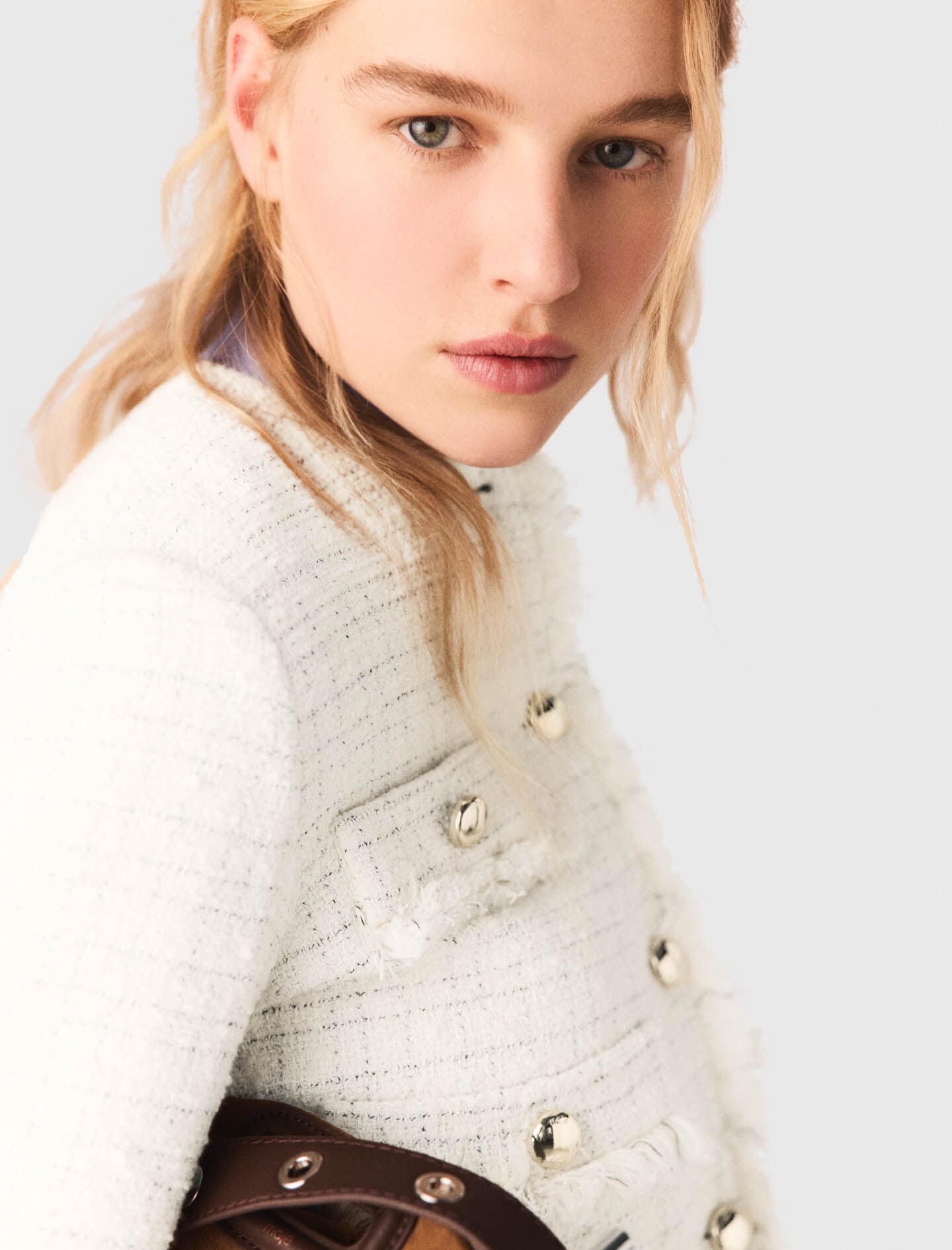 Maje New / Cropped tweed jacket