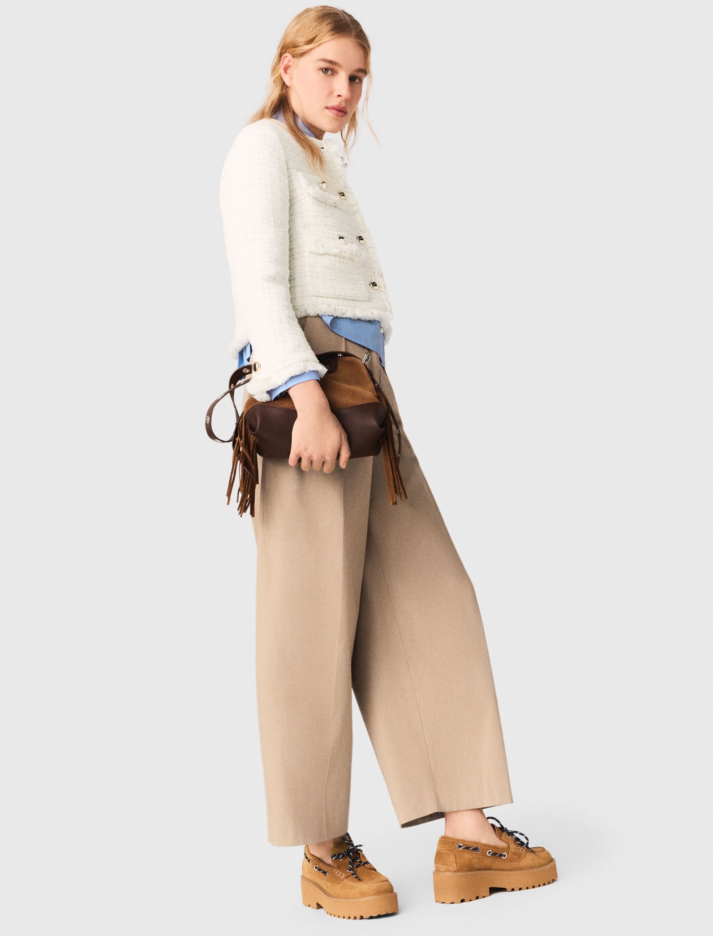 Maje New / Cropped tweed jacket