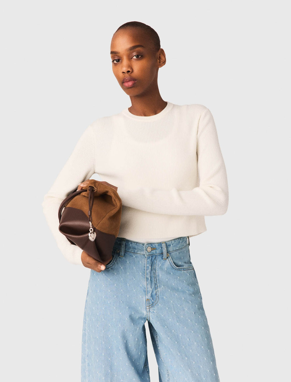 Maje Shop / Sweater with jewelled buttons