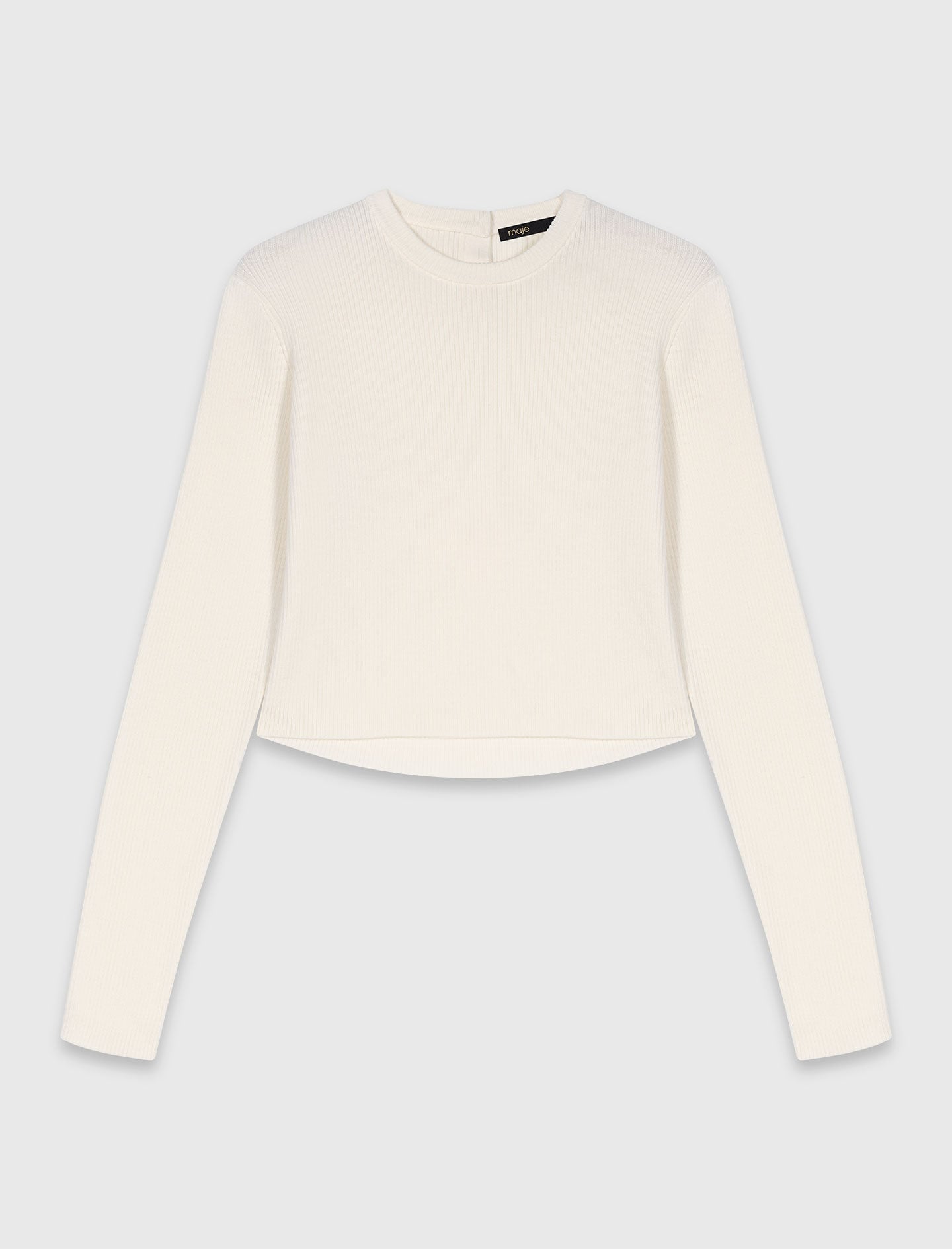 Maje Shop / Sweater with jewelled buttons