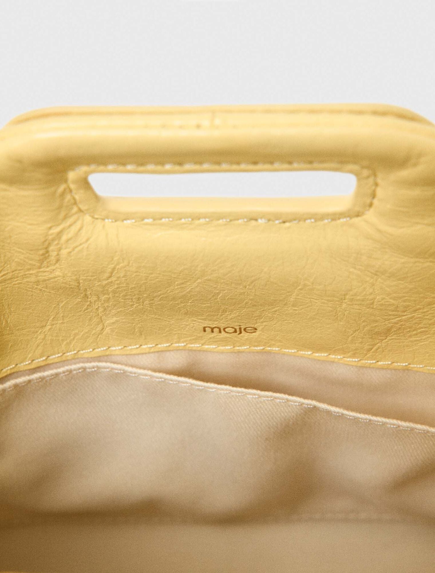 Maje Discount / Matte crackle Miss M mini bag