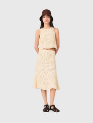 Maje Outlet / Long crochet skirt
