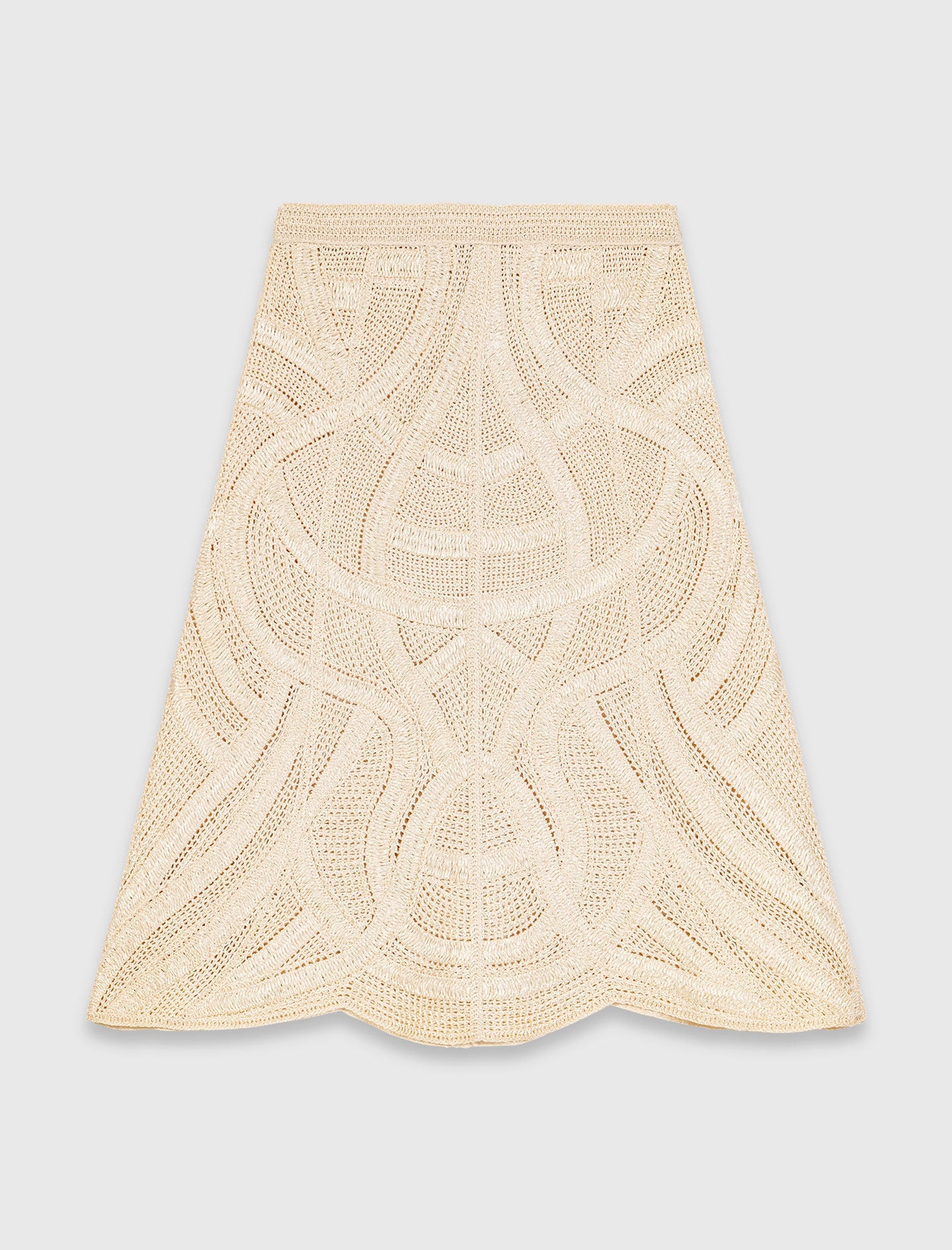 Maje Outlet / Long crochet skirt