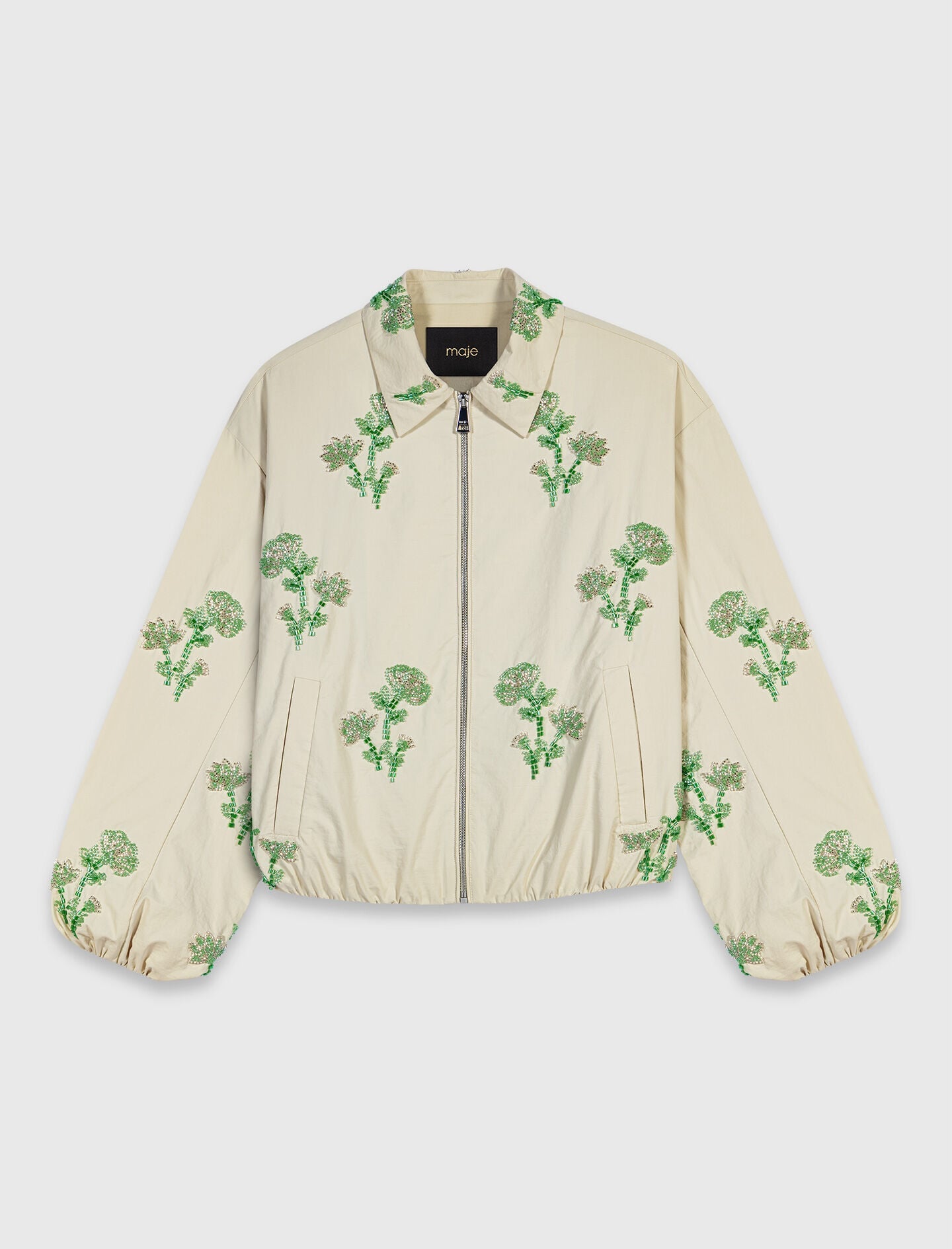 Maje New / Beaded technical jacket