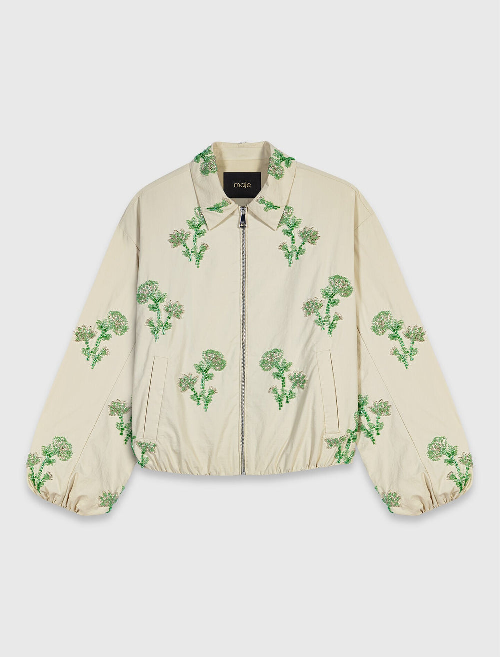 Maje New / Beaded technical jacket