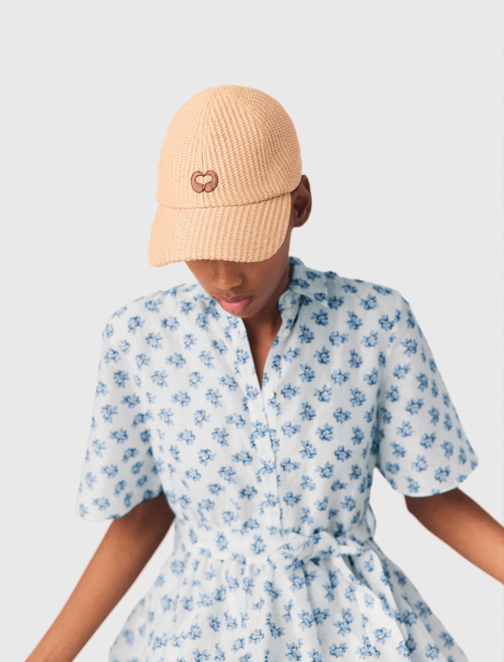 Maje Online / Natural-texture cap